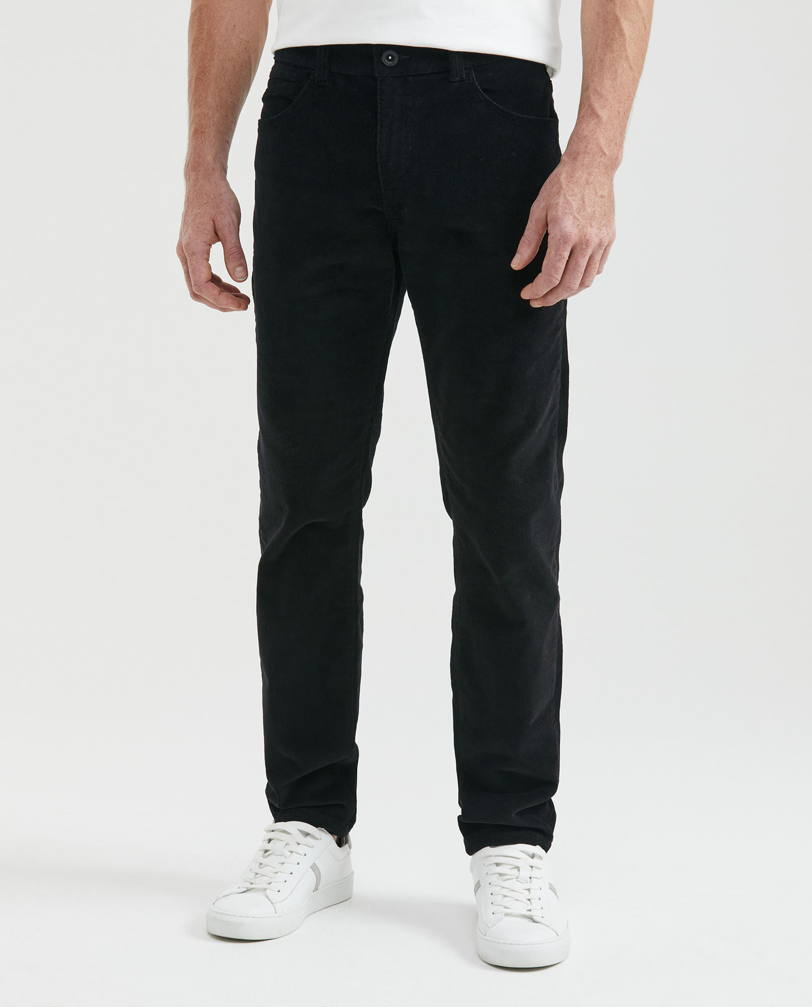 Pantalón de Hombre, Regular Fit Bota Recta - Corduroy 5 Bolsillos
