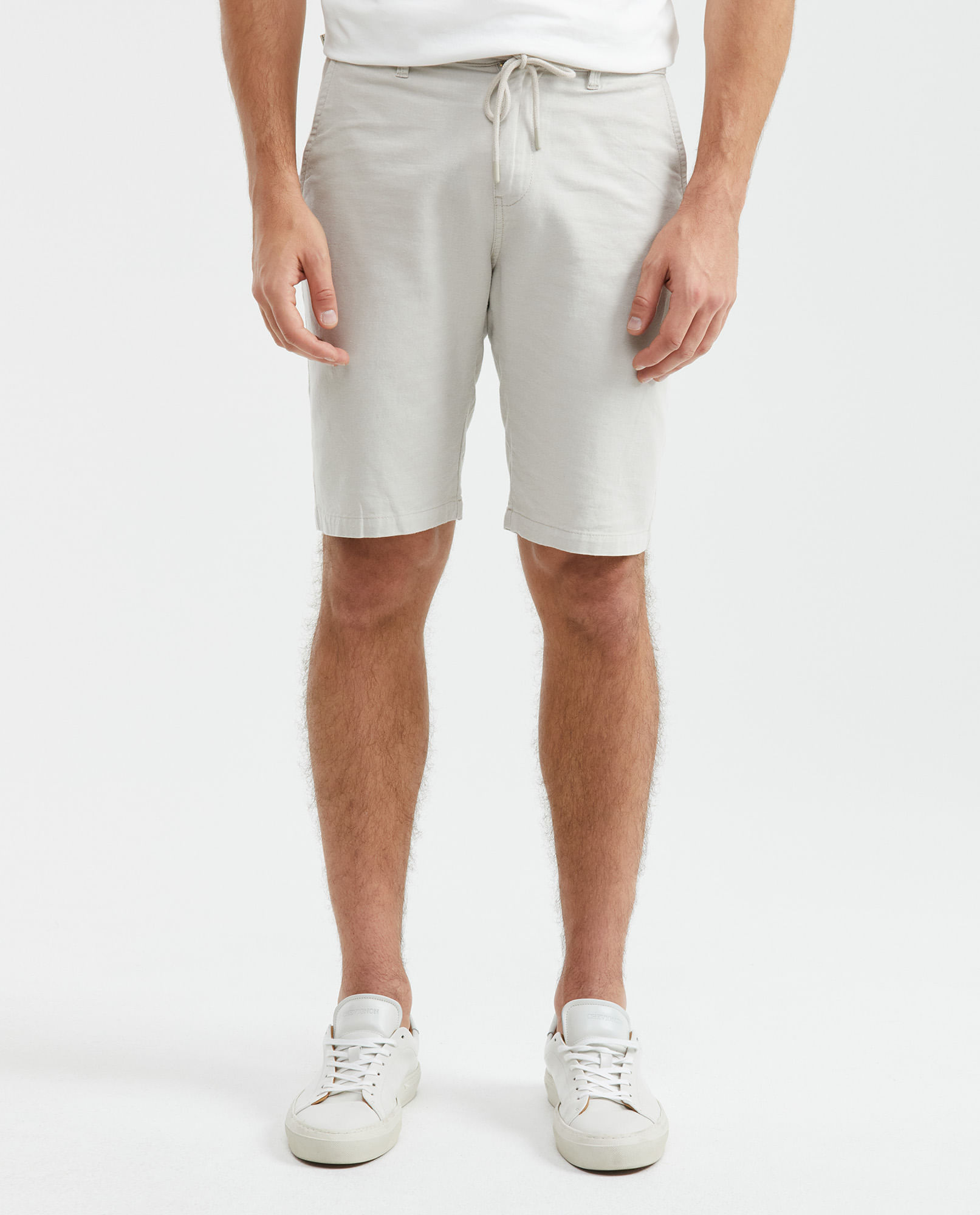 Bermuda de Hombre, Regular Fit - Algodón + Lino