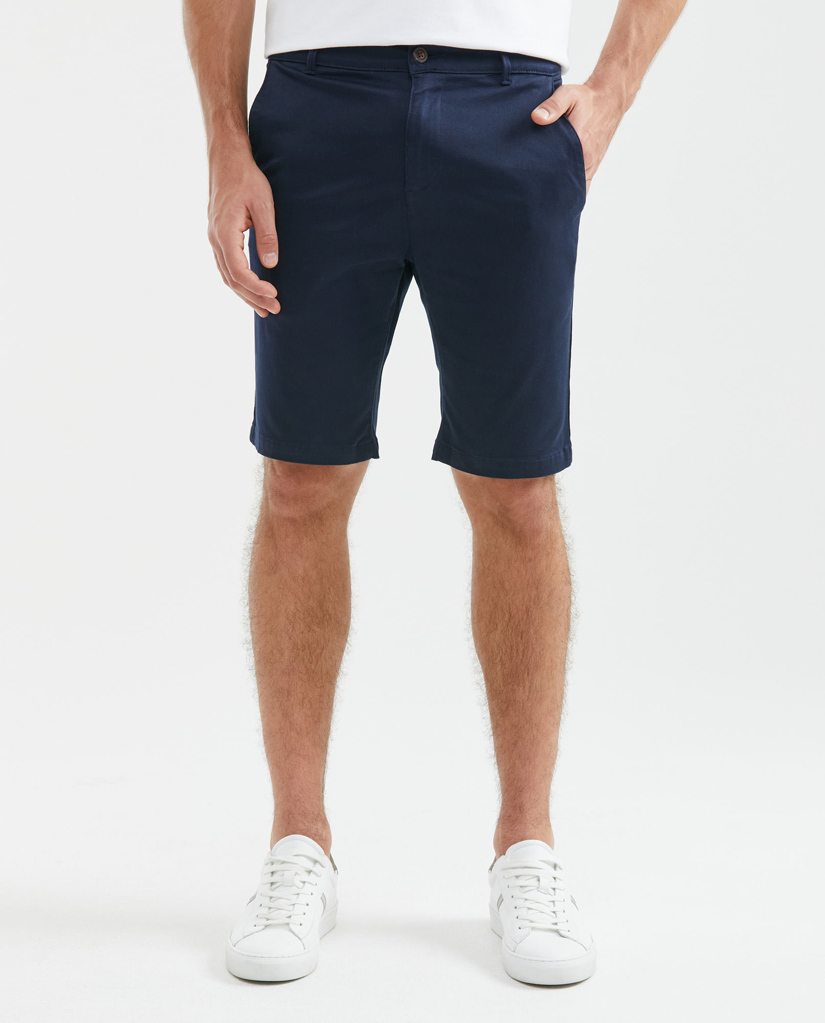 Bermuda de Hombre, Regular Fit - Cortes en Costados