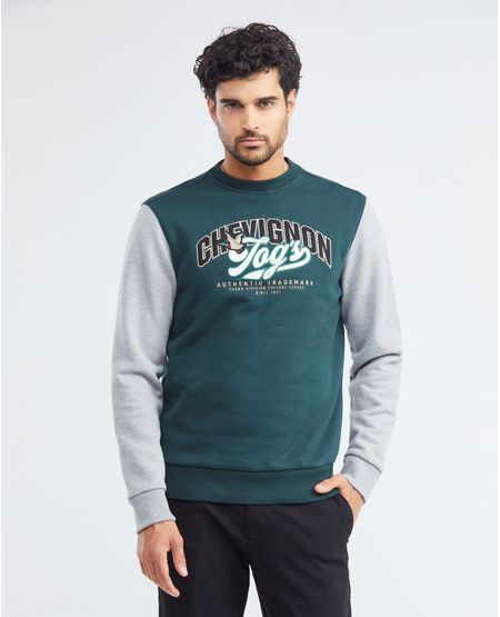 Buzo de Hombre, Cerrado Cuello Redondo - TOGS Tipo Sweatshirt Bloques de Color