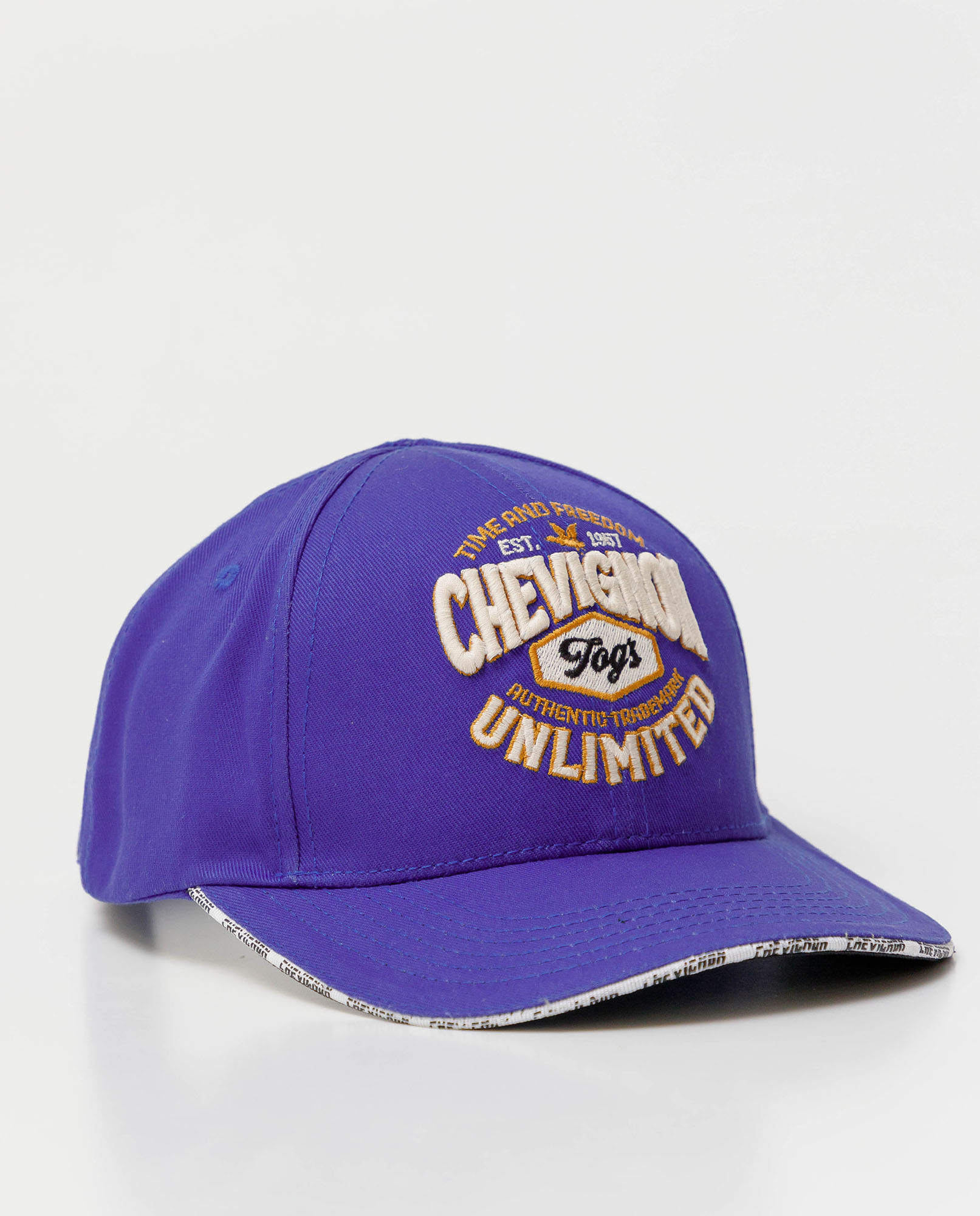 Gorra Unisex, TOGS 100% Algodón, Correa Ajustable en Tela Principal - Contraste Visera Interna