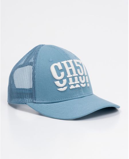 Gorra Unisex, Malla Tono a Tono y Correa Plástica - Bordado y Estampado Frontal CH 57