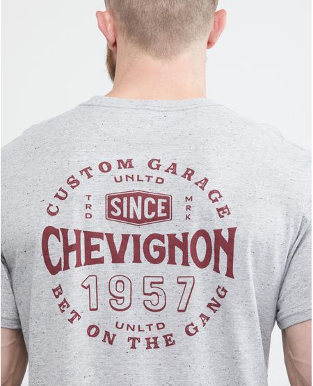 Camiseta Gráfica de Hombre, Classic Fit Cuello Redondo - Gráficos en Frente y Espalda