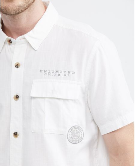 Camisa de Hombre, Classic Fit Manga Corta - Cargo