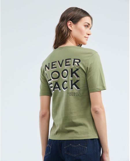 Camiseta Gráfica de Mujer, Manga Corta Cuello Redondo - Diseño Tipográfico Textil y Foli