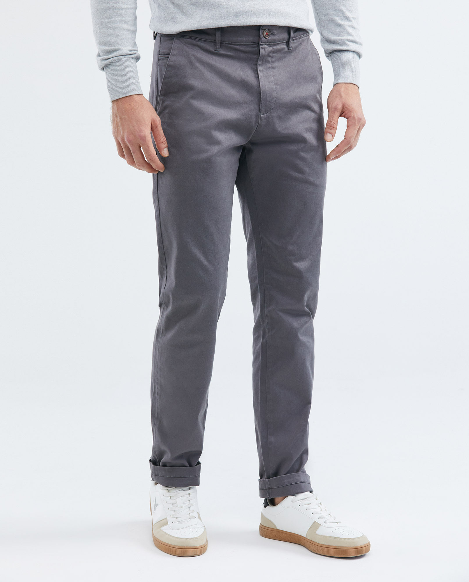 Pantalón de Hombre, Regular Fit Bota Recta - Básico Casual