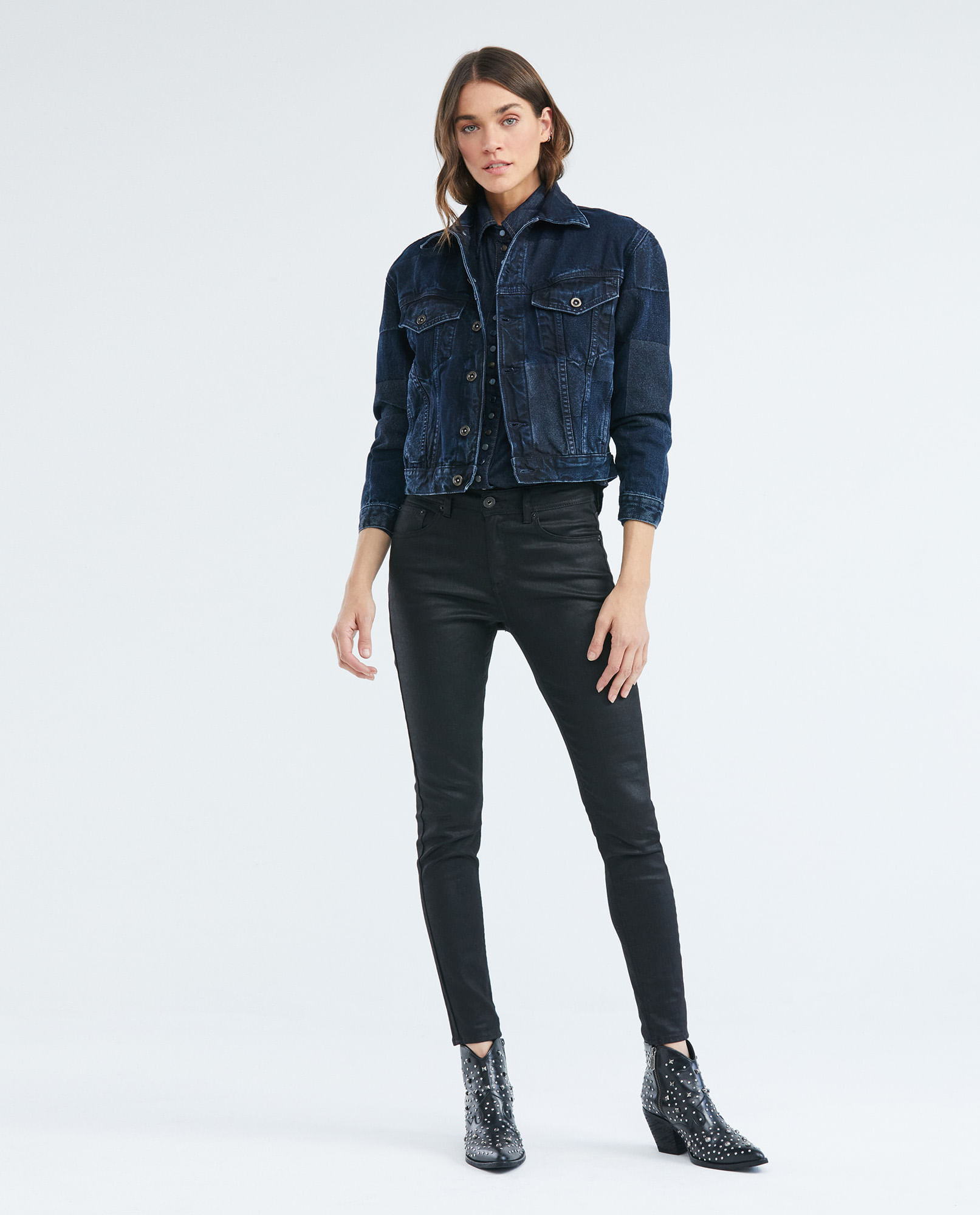 Telier Chaqueta De Mujer En Denim, Tipo Trucker Straight Fit