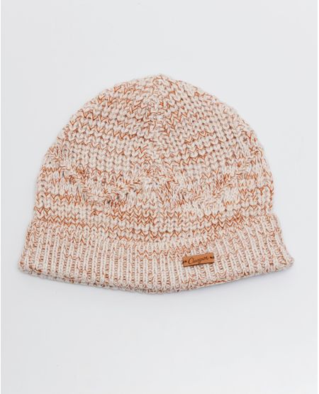 Gorro Tejido con Fajón Acanalado Doble, Tejido Inglés + Desagujado