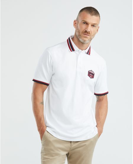 Camiseta de Hombre Tipo Polo, Classic Fit Manga Corta - Tejidos a Rayas