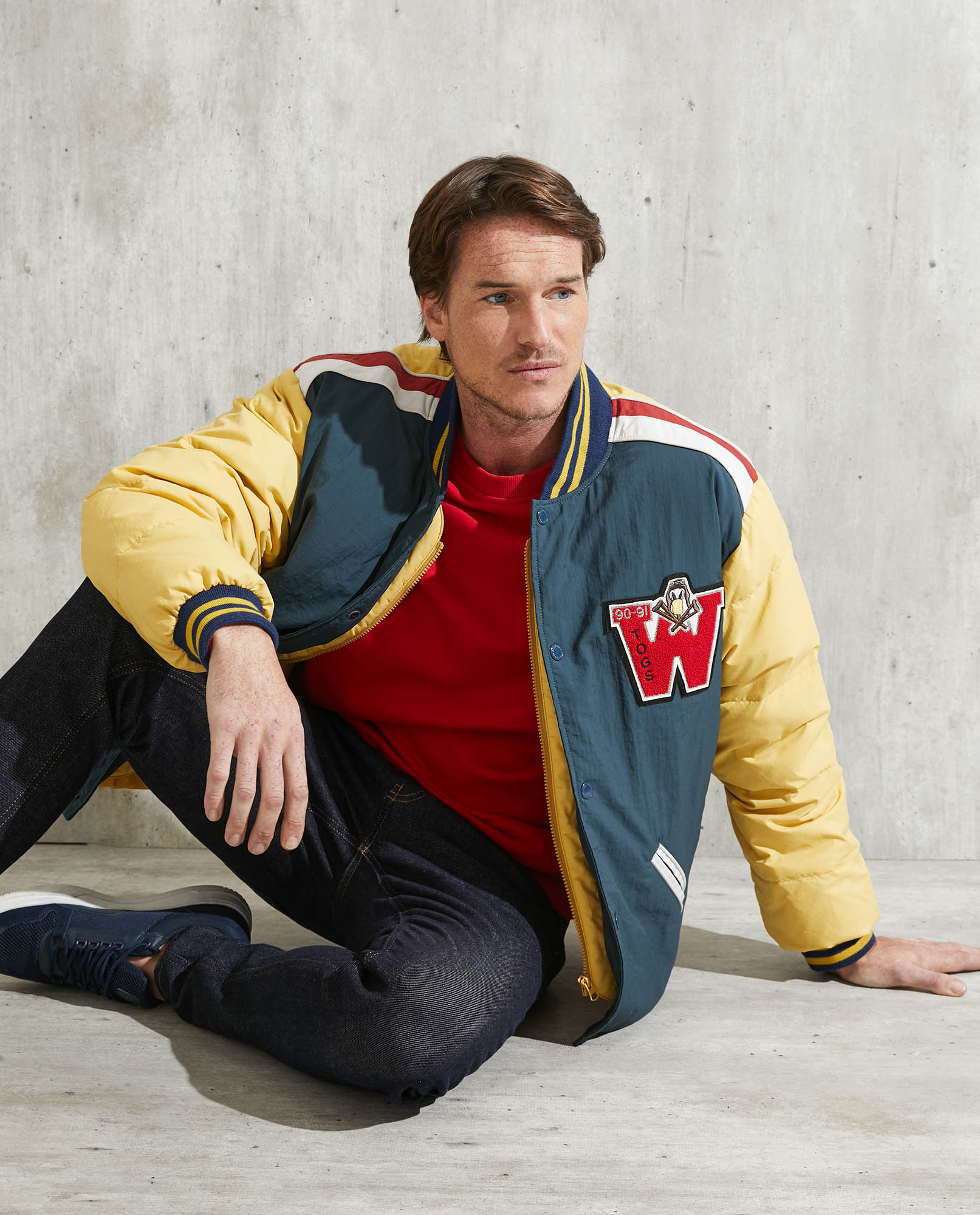 Chaqueta de Hombre Vintage Collage