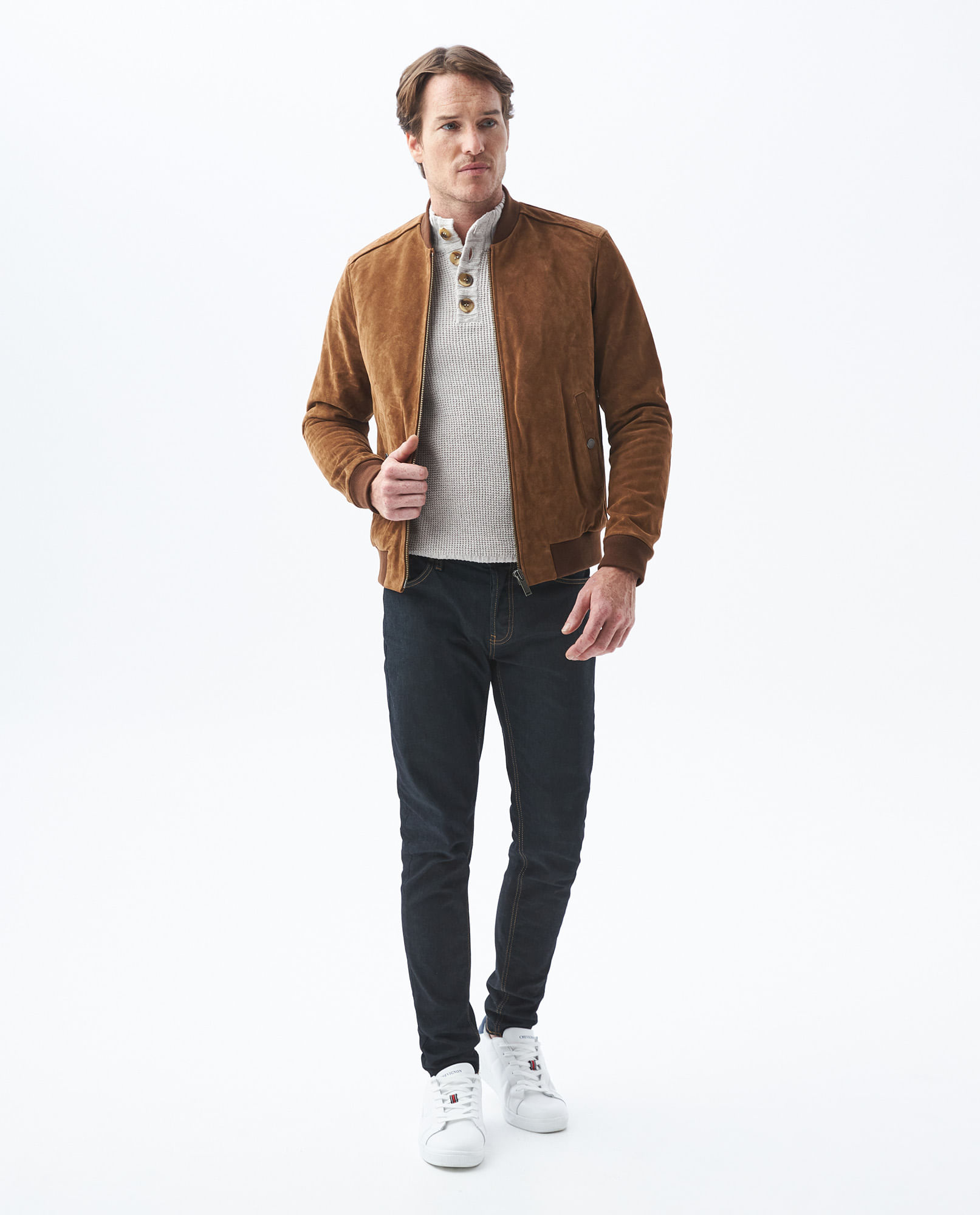 Chaqueta de Cuero para Hombre