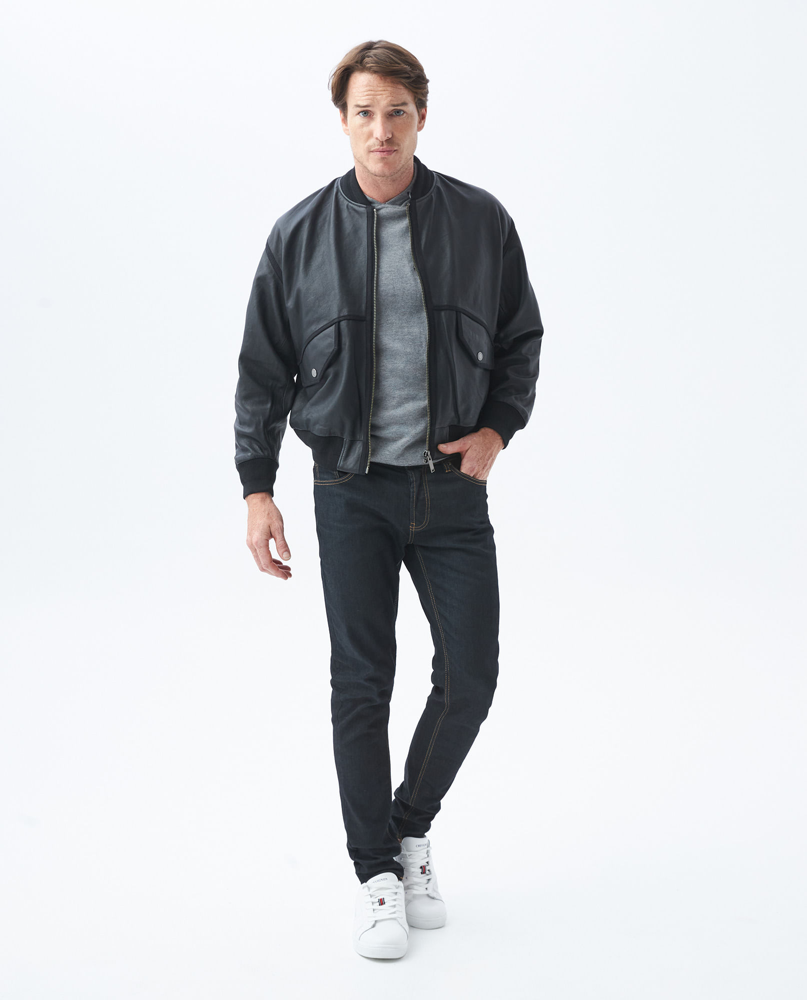 Chaqueta de Cuero para Hombre