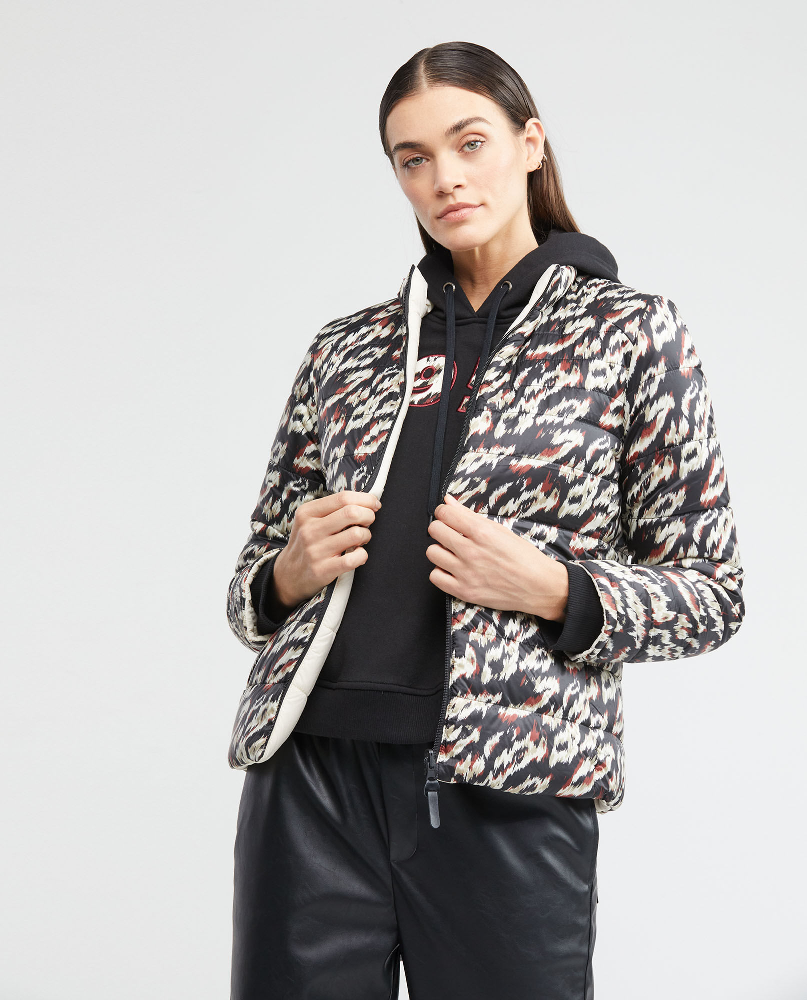 Chaqueta de Mujer, Acolchada Ultra Light - TOGS Doble Faz