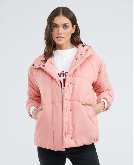 Chaqueta de Mujer, Tipo Buffer - Acolchada Con Capucha