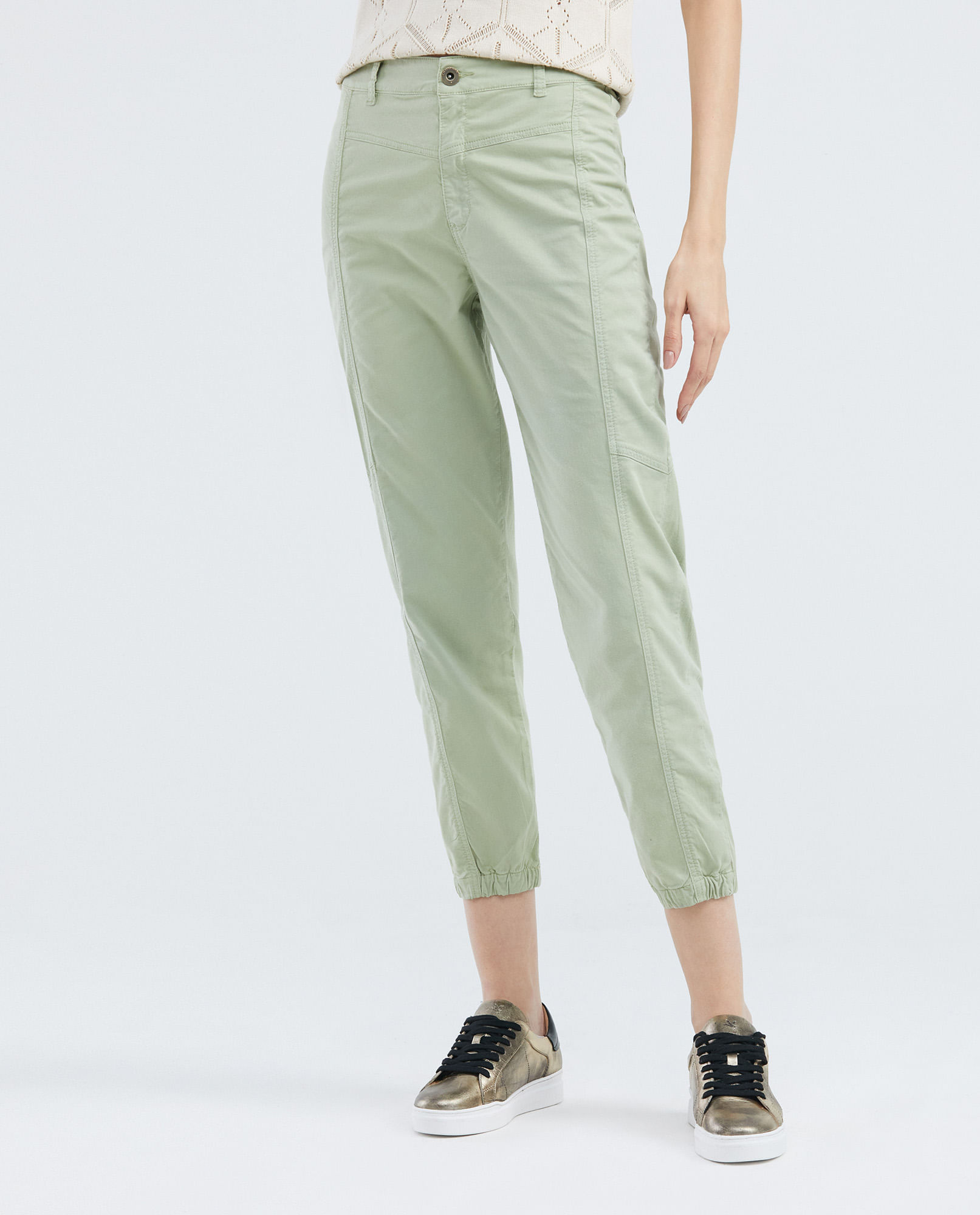 Pantalón de Mujer Tipo Jogger, Tiro Medio Bota Skinny - Influencia Cargo