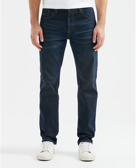 Jean de Hombre Straight Fit, Morrison, Boot Cut - Azul Ultra Oscuro Resinado