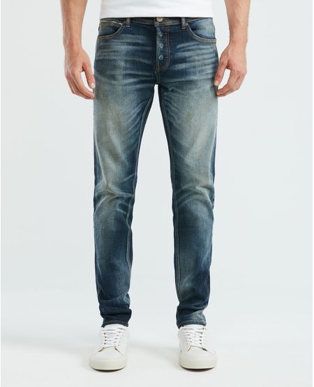 Jean de Hombre Super Slim Fit, Rider, Bota Super Slim - Heritage Azul Ultra Oscuro
