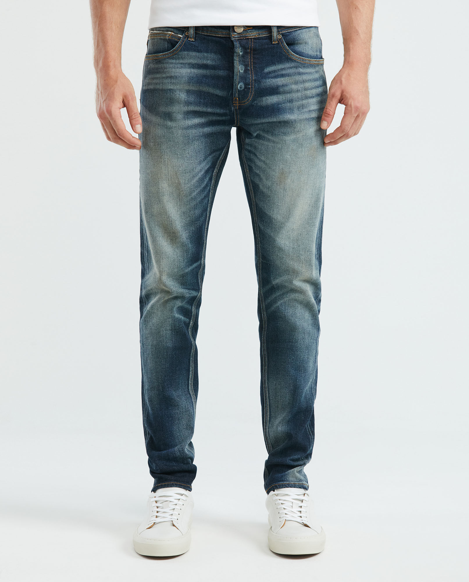 Jean de Hombre Super Slim Fit, Rider, Bota Super Slim - Heritage Azul Ultra Oscuro