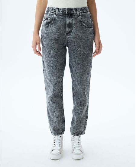 Jean de Mujer Ballon Leg, Boot Cut - Gris Medio