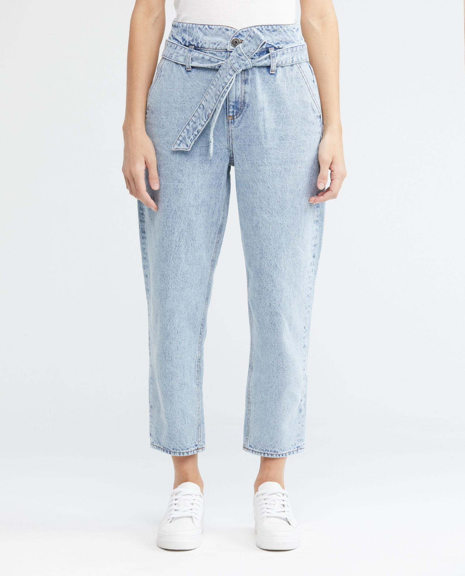 Jean de Mujer Ballon Leg, Boot Cut - Azul Medio