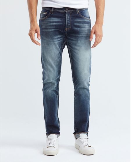 Jean de Hombre Super Slim Fit, Rider, Bota Super Slim - Heritage Azul Ultra Oscuro