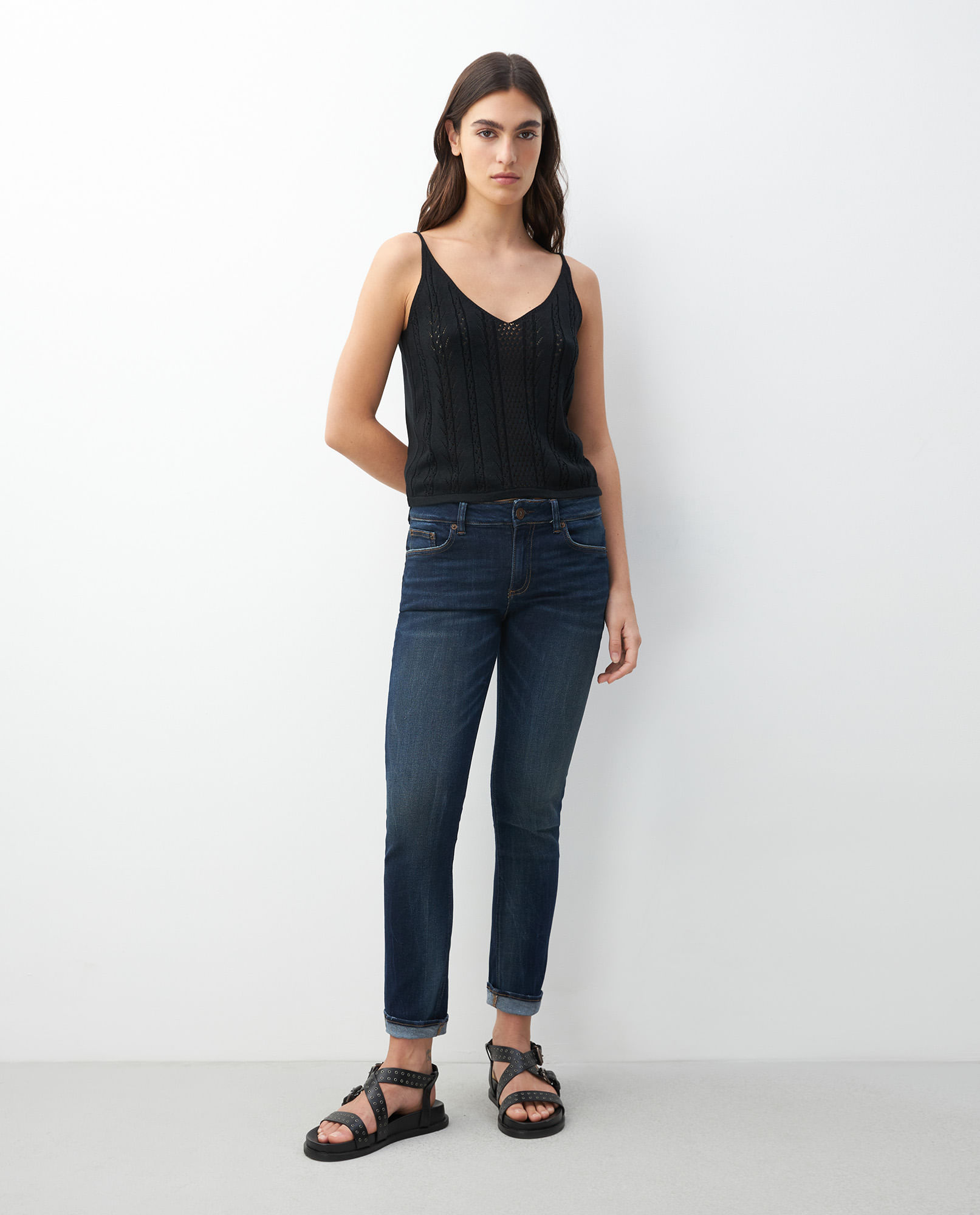 Jean de Mujer Rusty Hyper Pulse, Low Rise Boot Cut- Azul Oscuro
