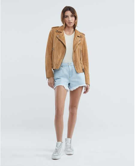 Short de Mujer en Denim, High Rise - Azul Claro