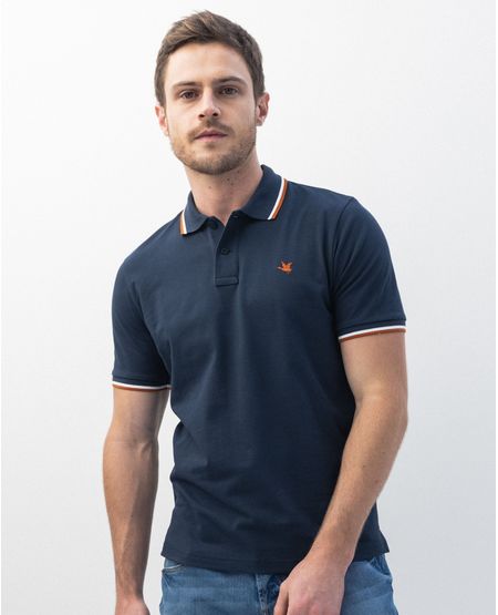 Camiseta de Hombre Tipo Polo, Slim Fit Manga Corta - Tejidos a Rayas