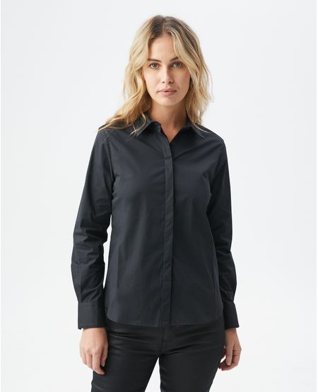 Camisa de Mujer, Silueta Recta - Diseño Básico