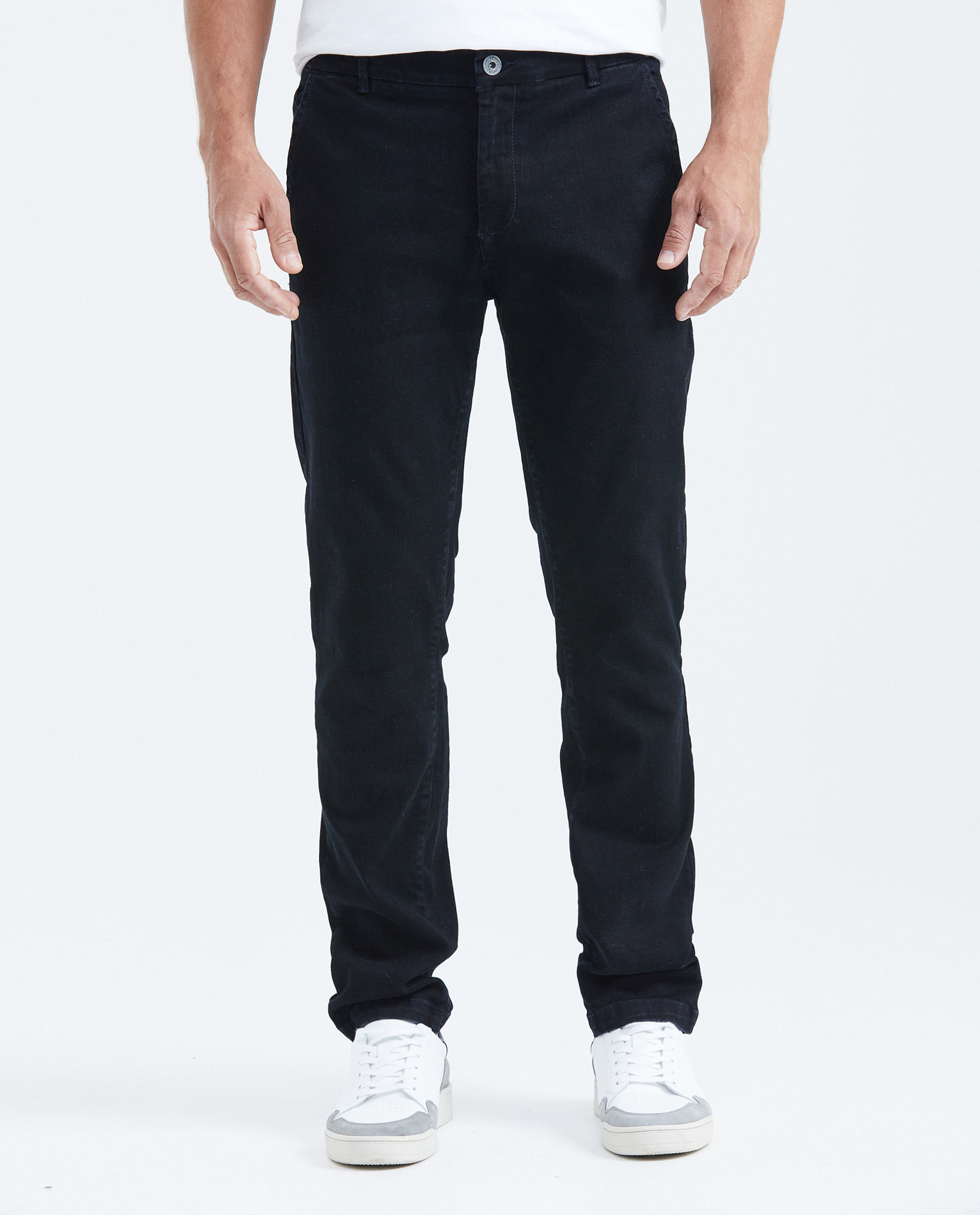 Jean straight Tiro Medio Fit Bota Slim para Hombre