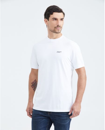 Camiseta Classic Fit Cuello Redondo en Algodón para Hombre
