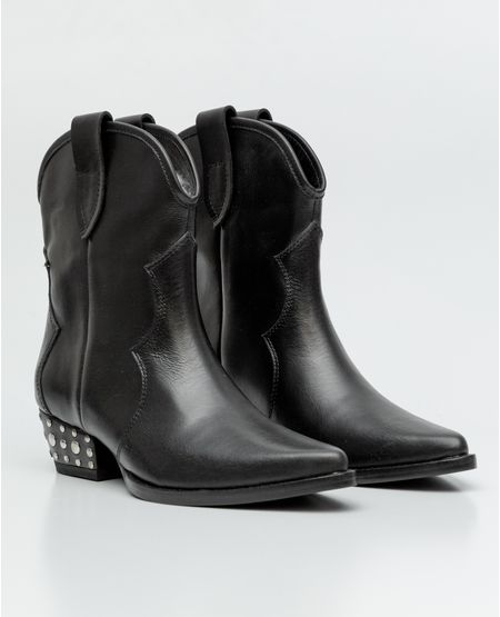 Botas Tipo Western en Cuero para Mujer