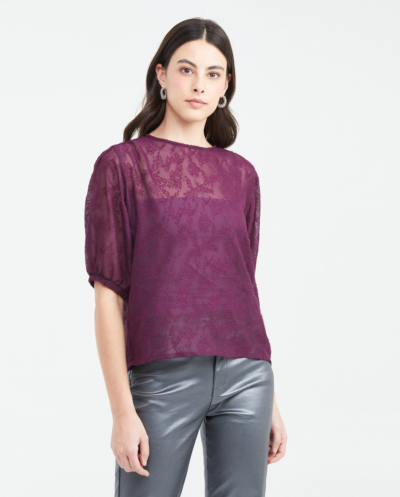 Camisa en Encaje para Mujer