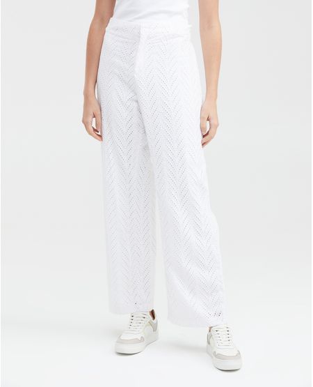 Pantalón en Ojalillo para Mujer