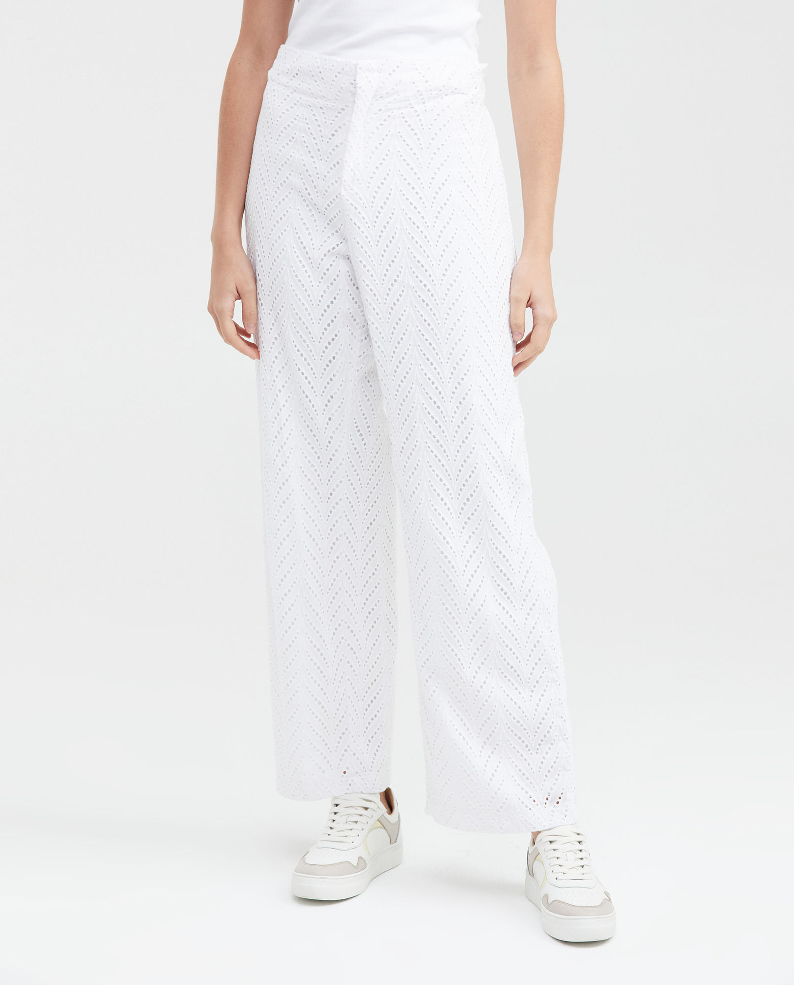Pantalón en Ojalillo para Mujer