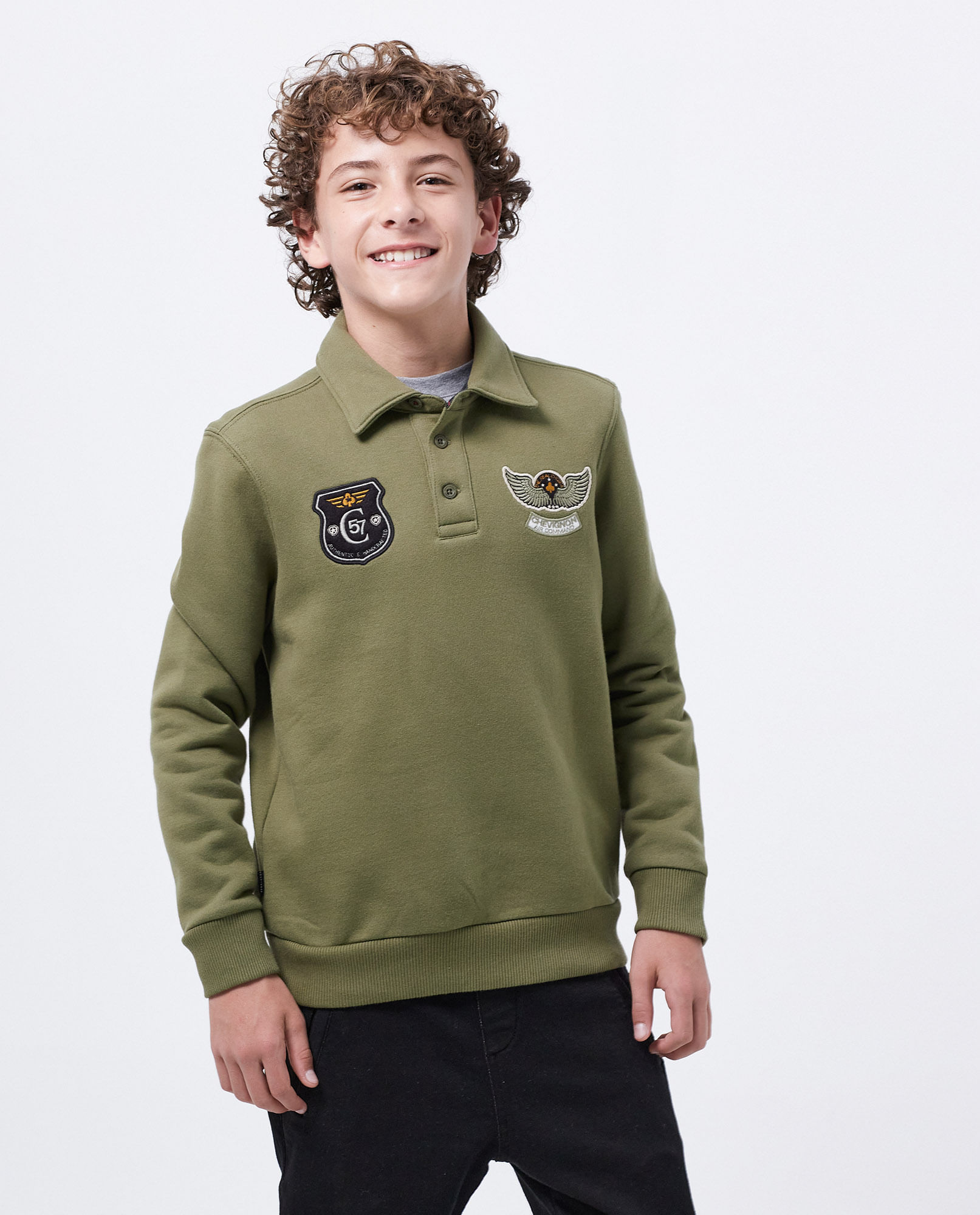 Buzo Tipo Polo para Niño