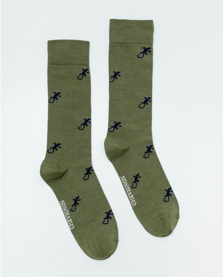 Medias Largas con Diseño de Animales para Hombre