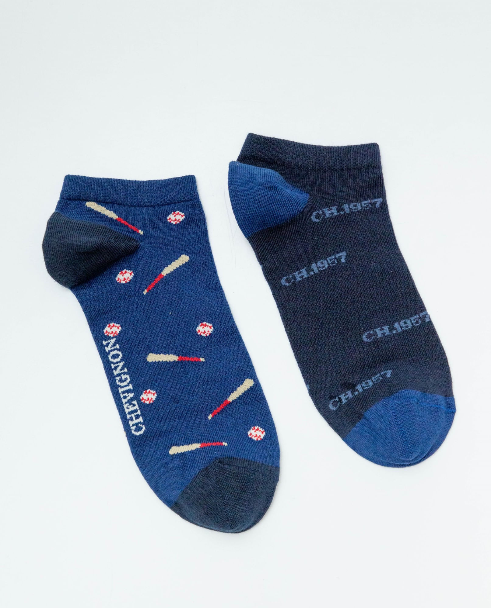Dos Pares de Medias Tobilleras con Diseños Variados para Hombre