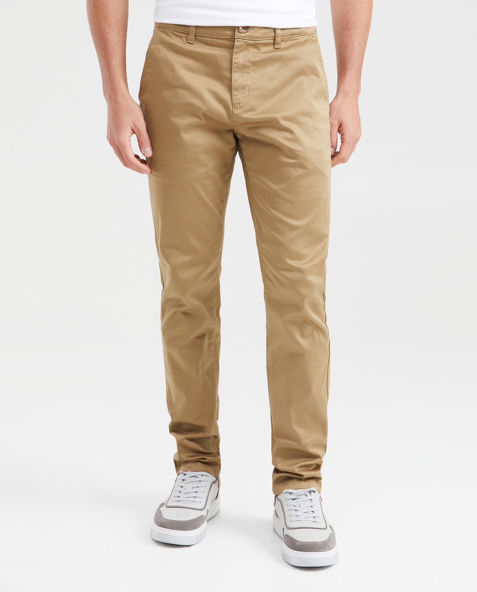 Pantalón Tipo Chino Regular Fit Boot Cut para Hombre