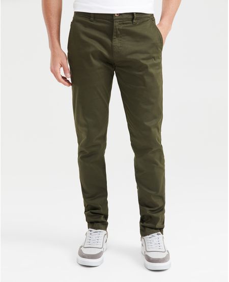 Pantalón Tipo Chino Regular Fit Boot Cut para Hombre