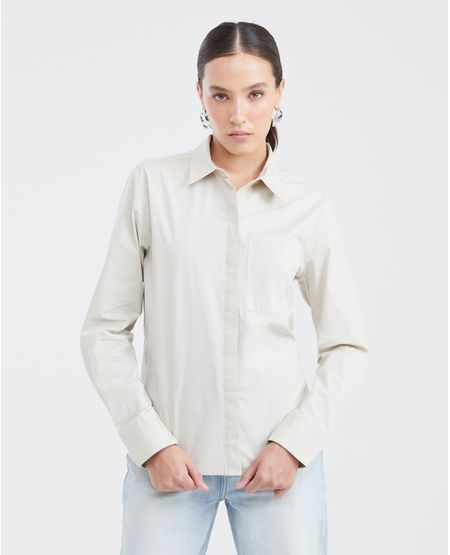 Camisa Silueta Recta para Mujer