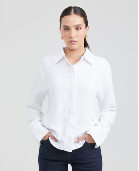 Camisa Silueta Recta para Mujer