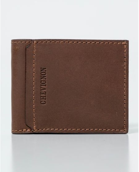 Billetera en Cuero Formato Horizontal Dos Alas para Hombre