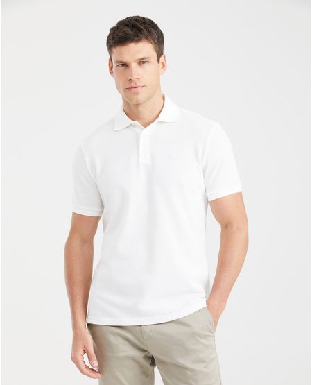 Camiseta Polo Slim Fit Textura Tejida para Hombre