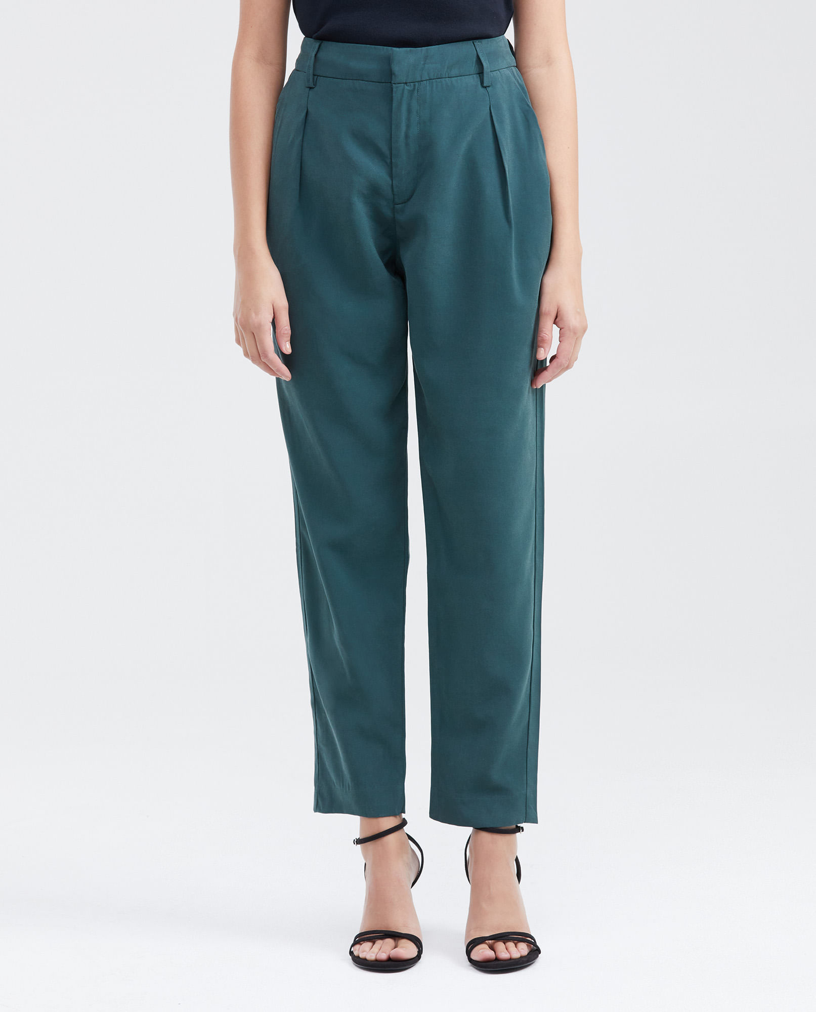 Pantalón Silueta Recta con para Mujer