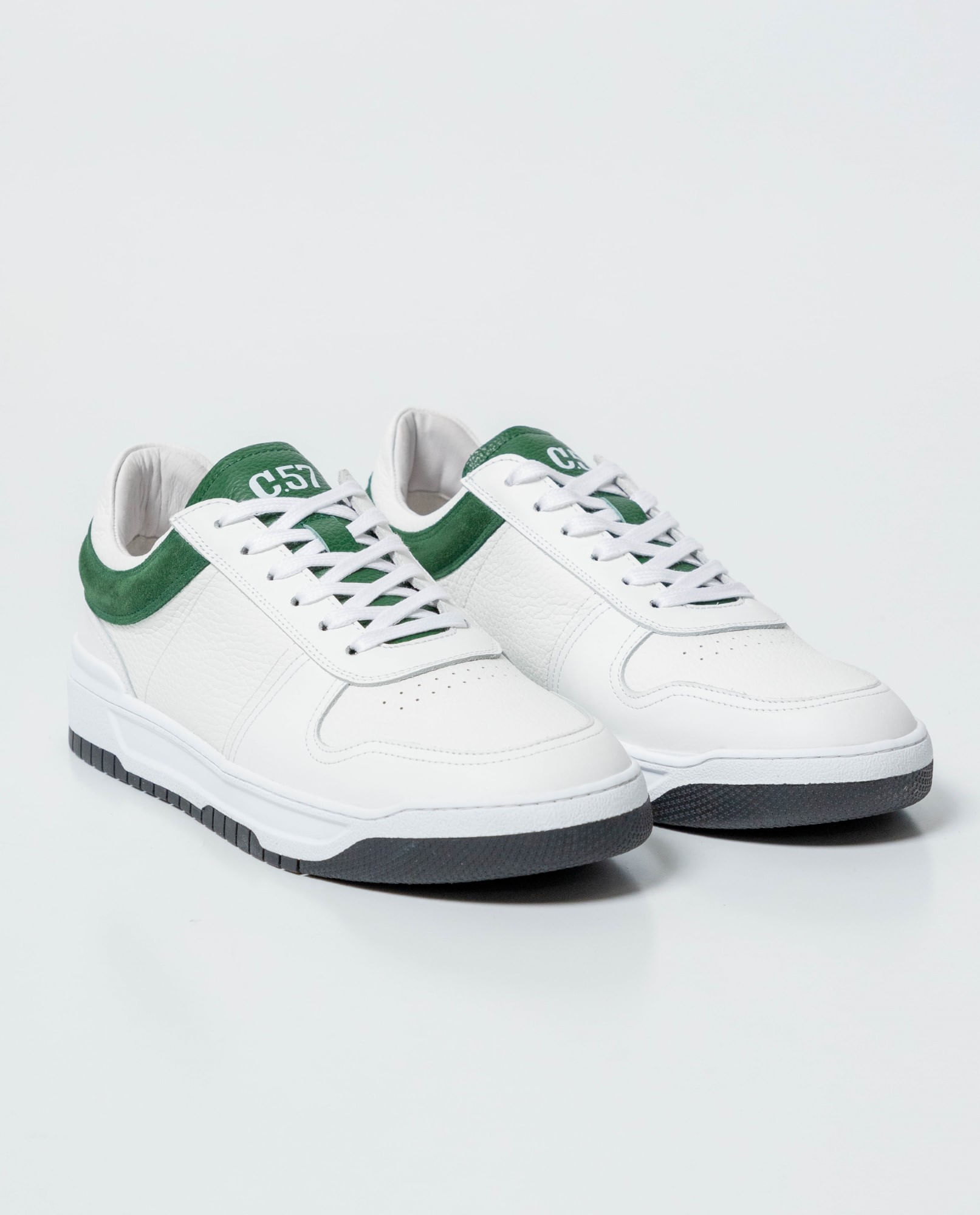 Tenis Tipo Basket en Cuero para Hombre