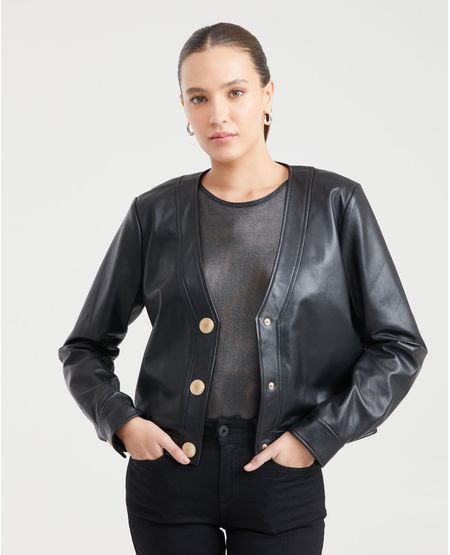 Chaqueta Otorgo Piel de Oveja Femenina