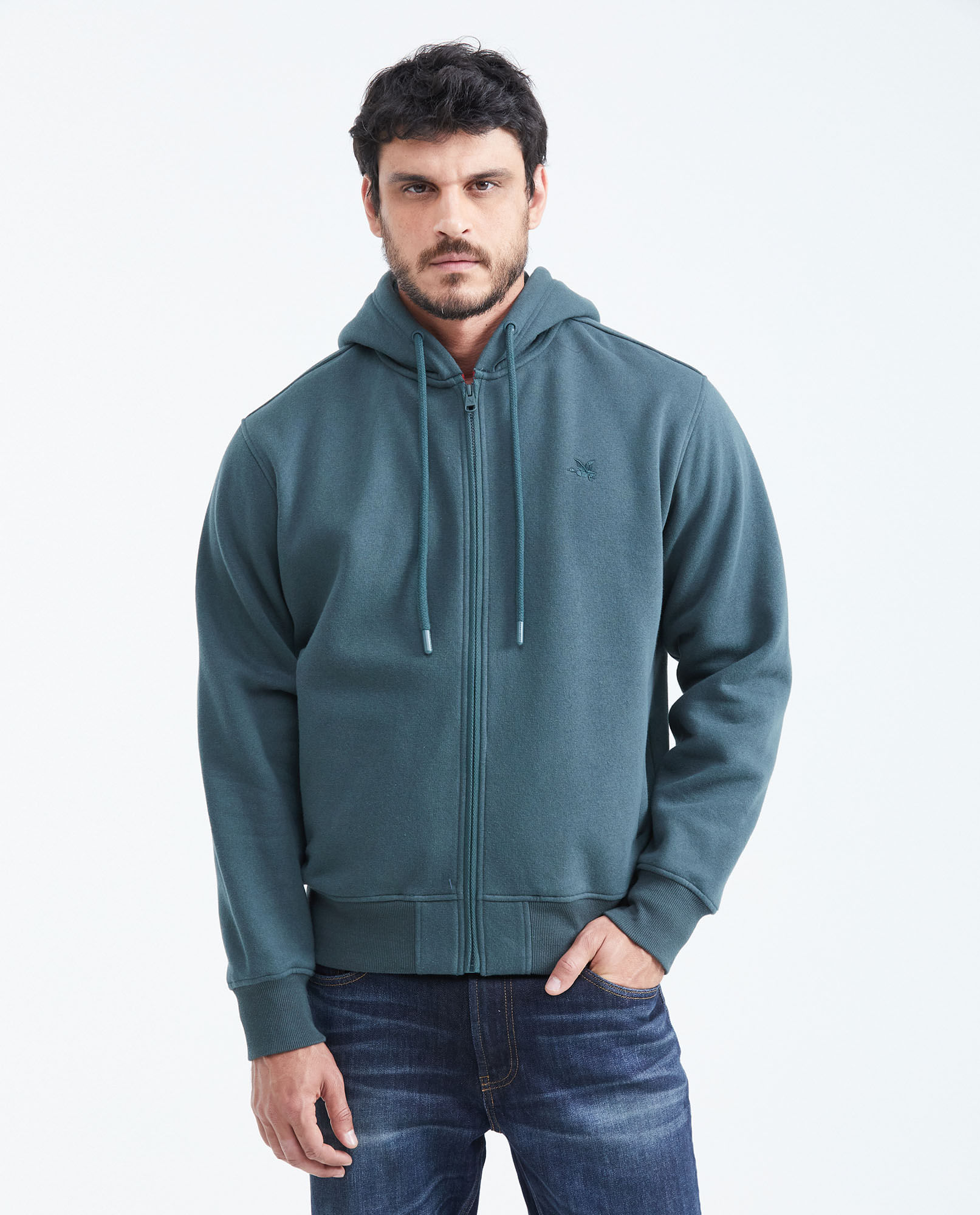 Buso Abierto Algodón-Poliéster Masculino