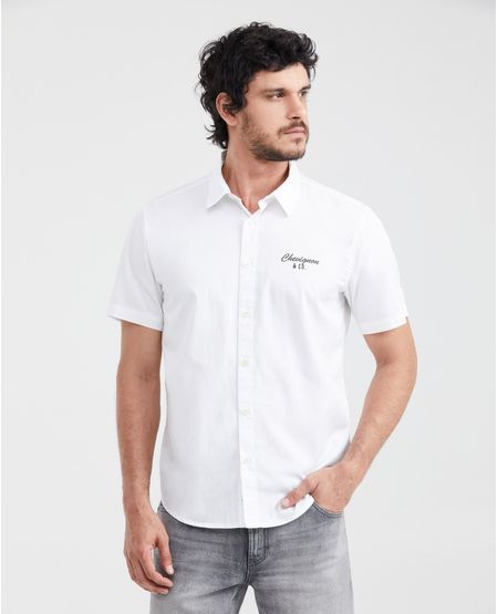 Camisa Classic Fit Manga Corta con Gráficos para Hombre