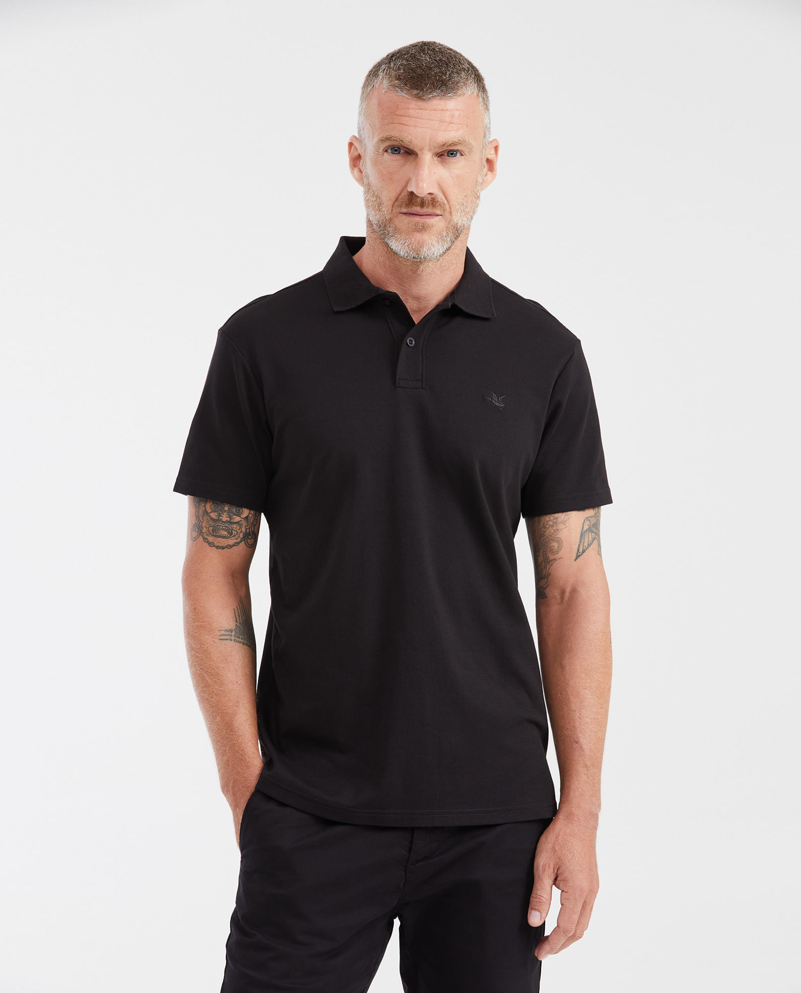 Camiseta Básica Slim fit Cuello Redondo en Algodón para Hombre